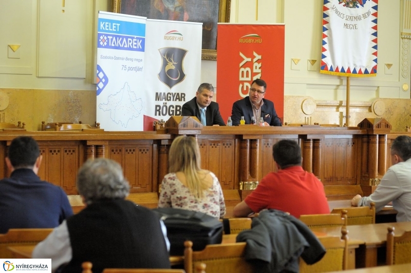 Rögbi sajtótájékoztató - fotó Szarka Lajos
