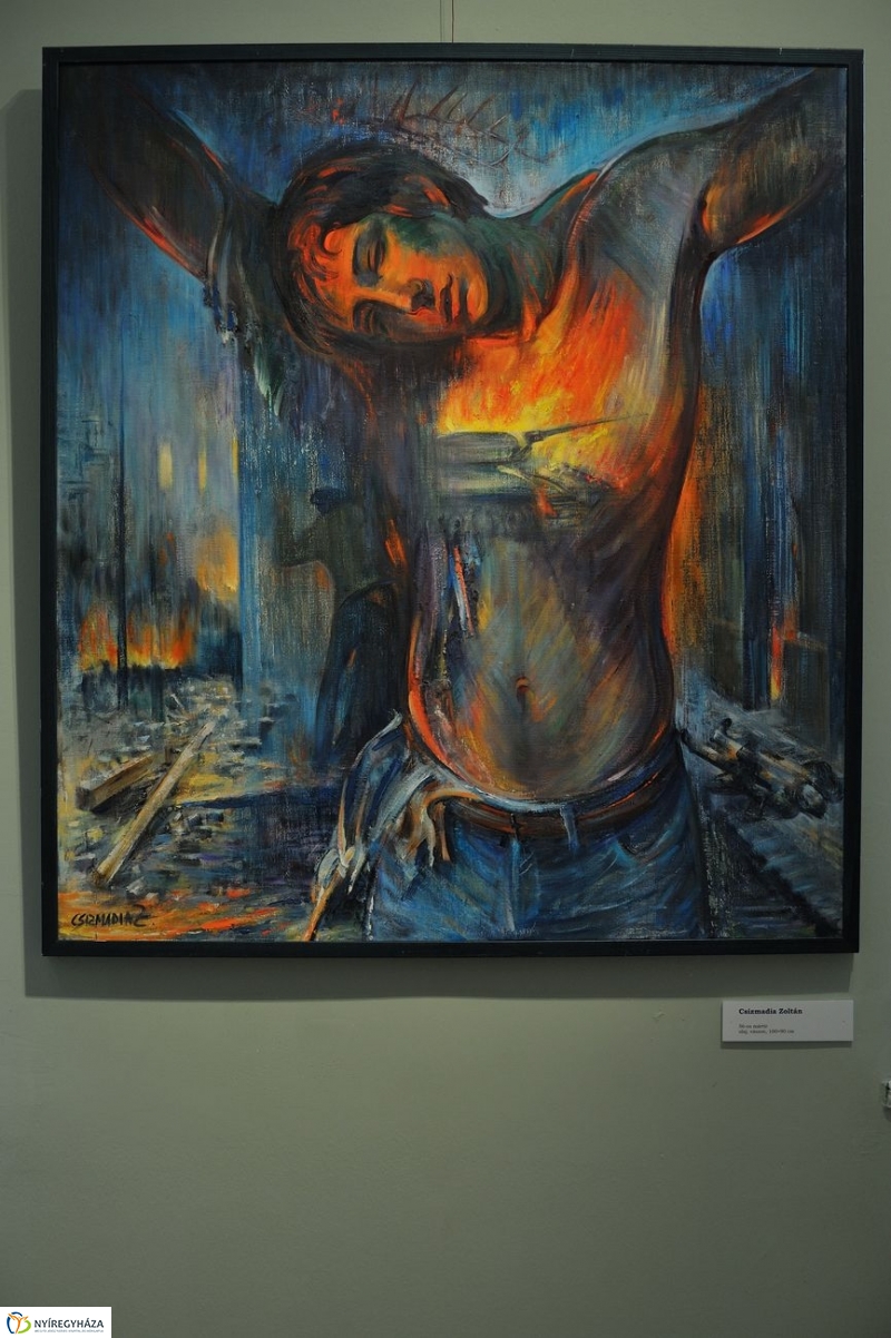 Csizmadia Zoltán kiállítása a múzeumban - fotó Szarka Lajos