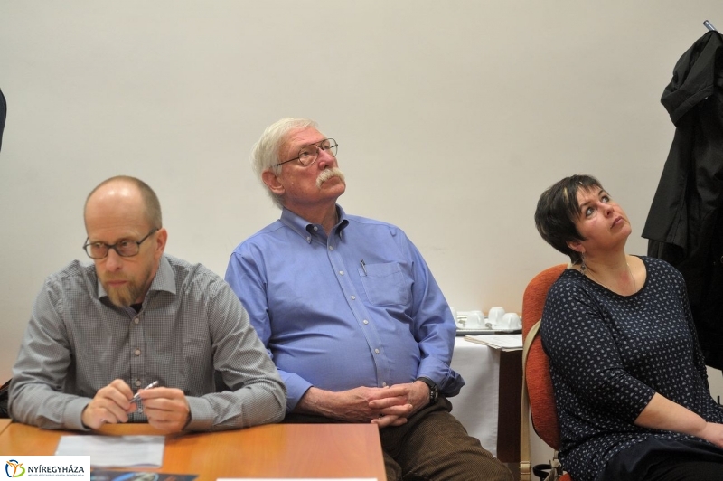 Amerikai vendégek az egészségügyi főiskolán - fotó Szarka Lajos