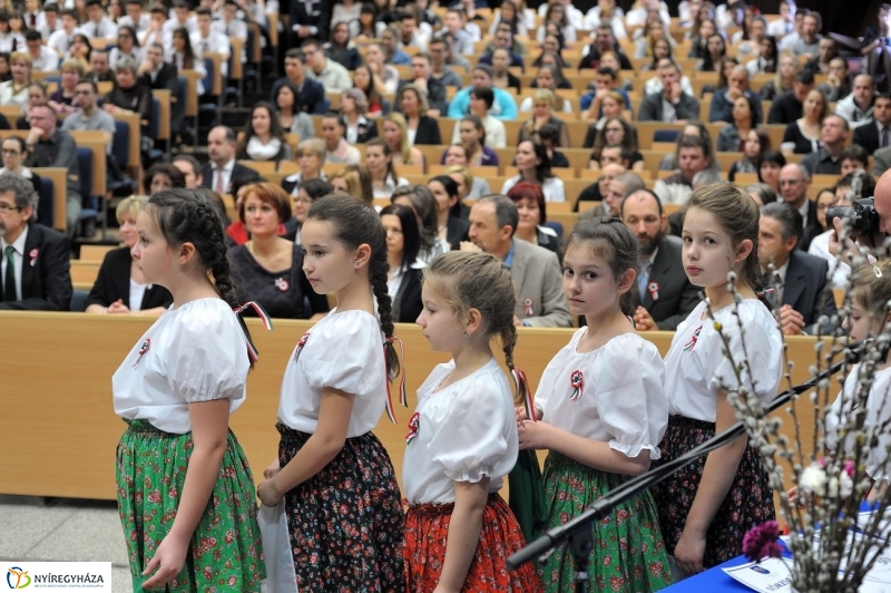 Nemzeti ünnep az egyetemen - fotó Szarka Lajos
