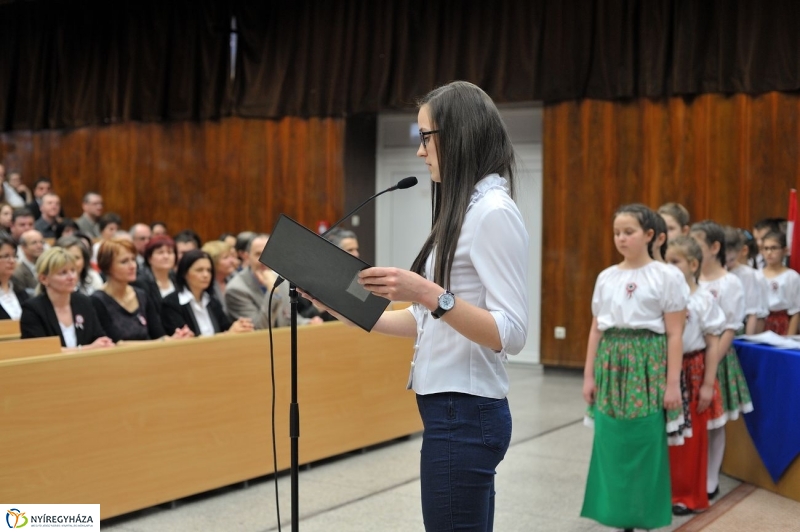 Nemzeti ünnep az egyetemen - fotó Szarka Lajos