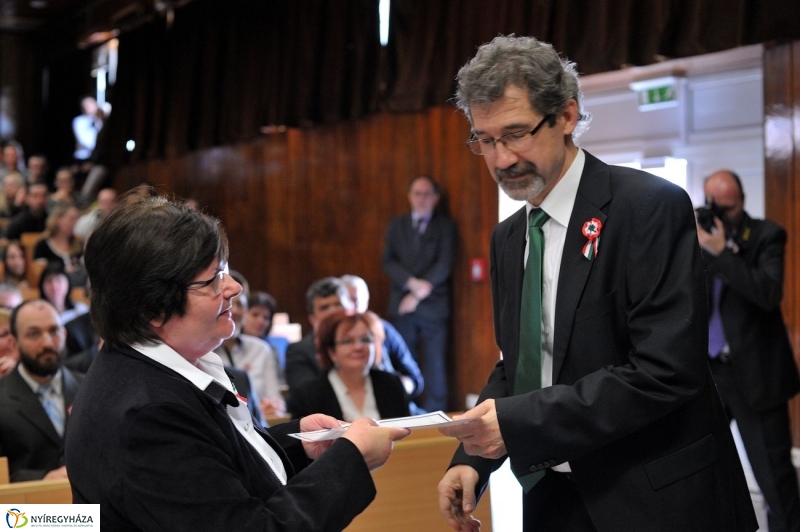 Nemzeti ünnep az egyetemen - fotó Szarka Lajos