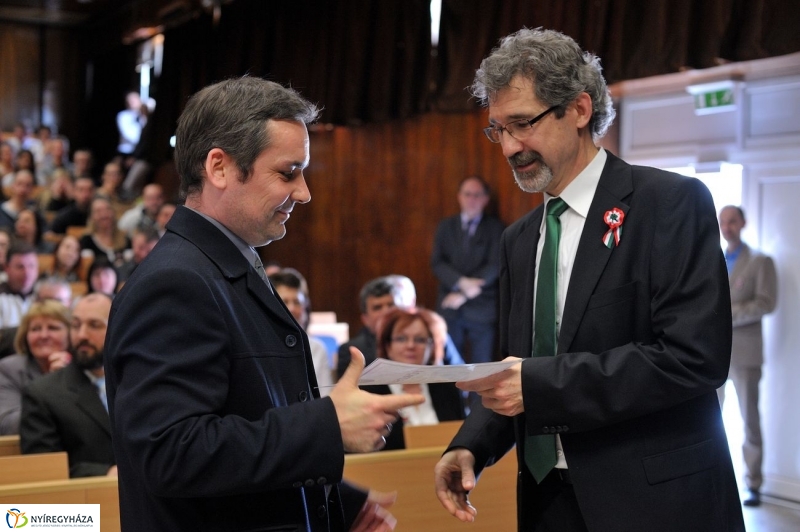 Nemzeti ünnep az egyetemen - fotó Szarka Lajos