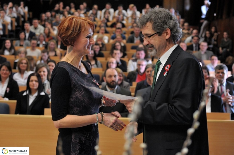 Nemzeti ünnep az egyetemen - fotó Szarka Lajos