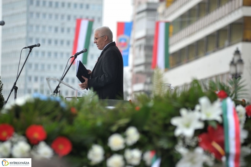 Ünnepi megemlékezés Nyíregyházán - fotó Szarka Lajos