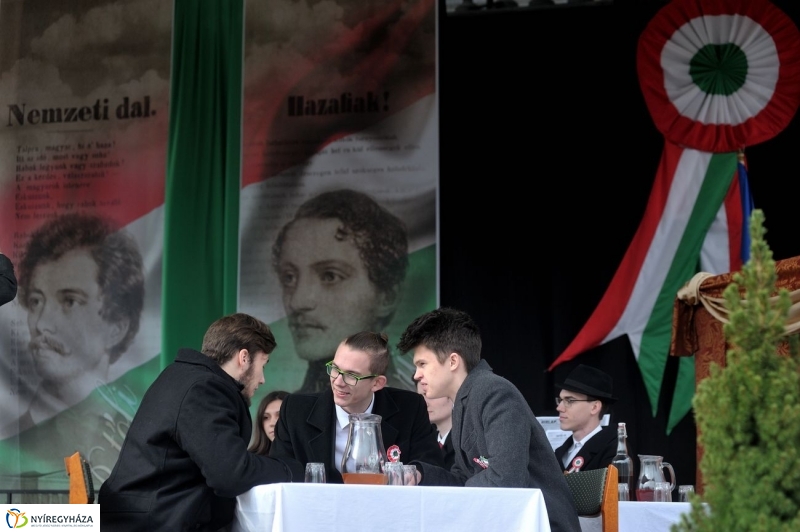 Ünnepi megemlékezés Nyíregyházán - fotó Szarka Lajos