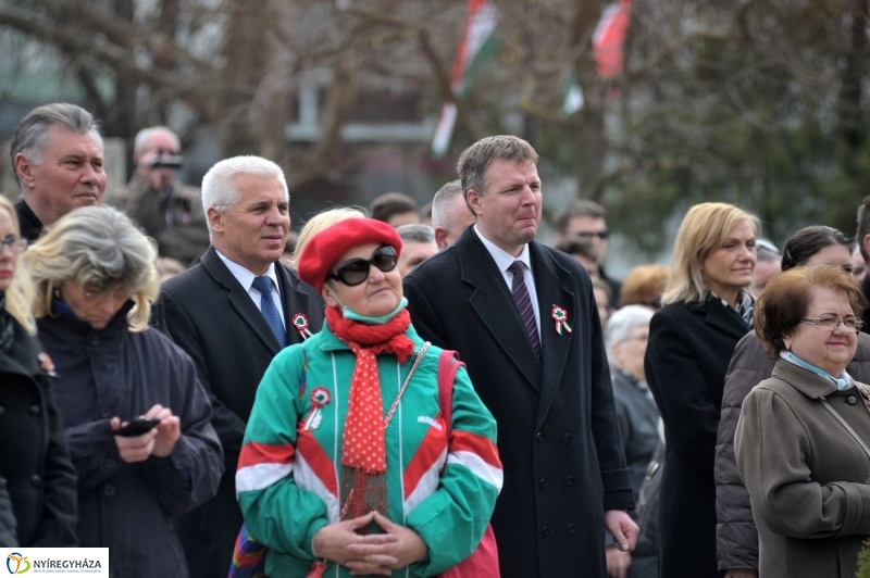 Ünnepi megemlékezés Nyíregyházán - fotó Szarka Lajos