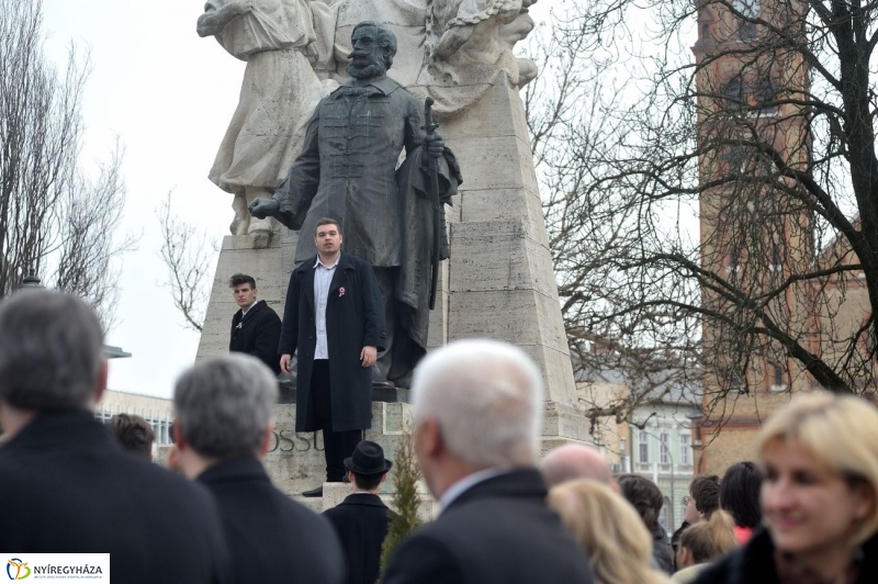 Ünnepi megemlékezés Nyíregyházán - fotó Szarka Lajos