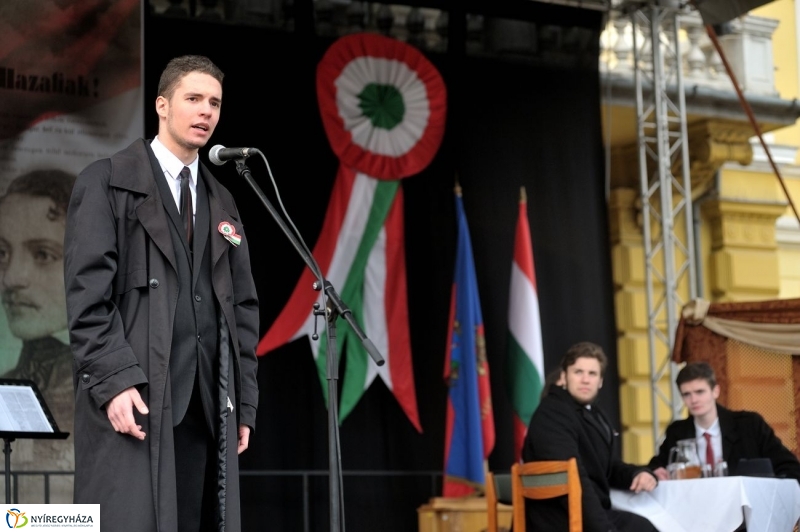 Ünnepi megemlékezés Nyíregyházán - fotó Szarka Lajos