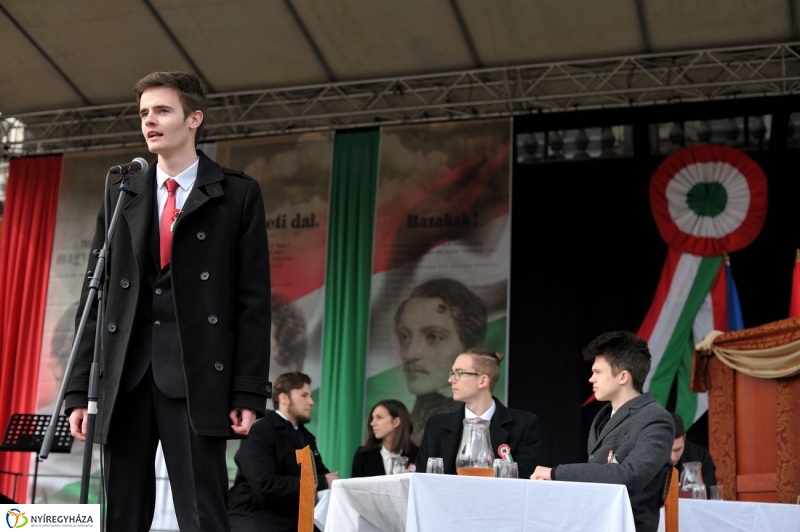 Ünnepi megemlékezés Nyíregyházán - fotó Szarka Lajos