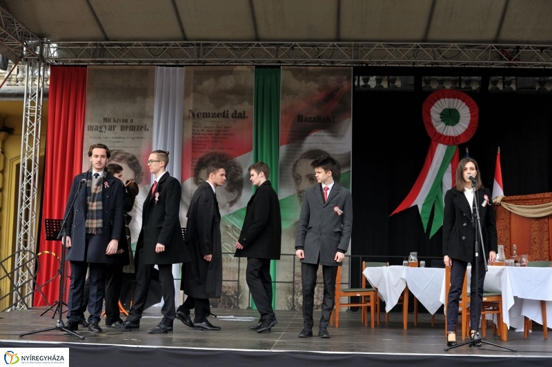 Ünnepi megemlékezés Nyíregyházán - fotó Szarka Lajos