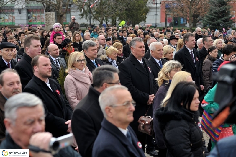 Ünnepi megemlékezés Nyíregyházán - fotó Szarka Lajos