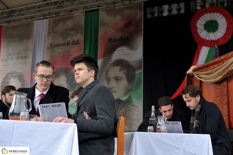 Ünnepi megemlékezés Nyíregyházán - fotó Szarka Lajos