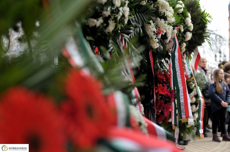 Ünnepi megemlékezés Nyíregyházán - fotó Szarka Lajos
