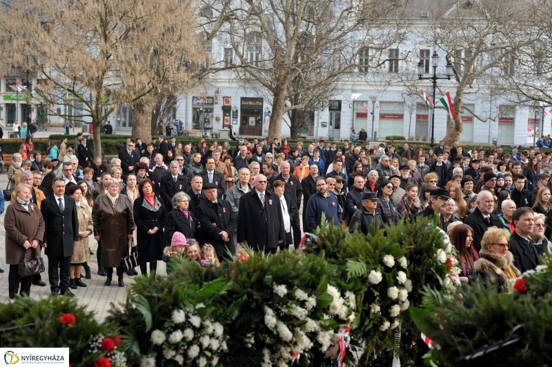 Ünnepi megemlékezés Nyíregyházán - fotó Szarka Lajos