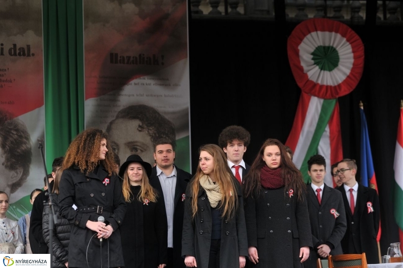 Ünnepi megemlékezés Nyíregyházán - fotó Szarka Lajos