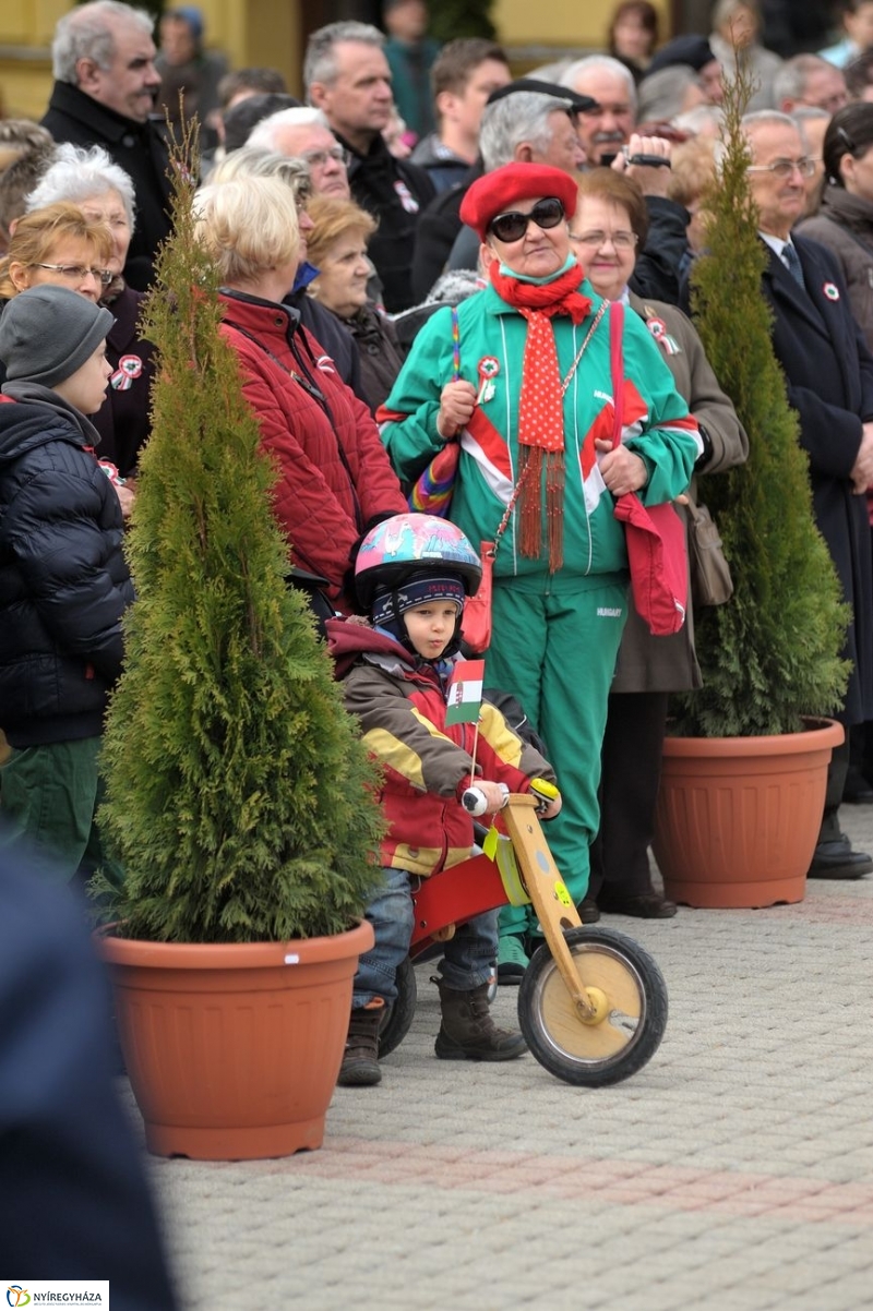 Ünnepi megemlékezés Nyíregyházán - fotó Szarka Lajos