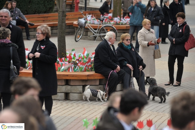 Ünnepi megemlékezés Nyíregyházán - fotó Szarka Lajos
