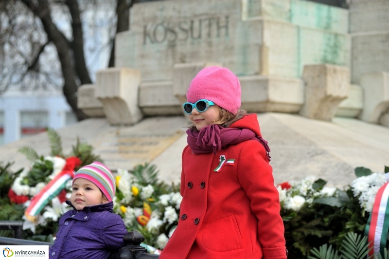 Ünnepi megemlékezés Nyíregyházán - fotó Szarka Lajos