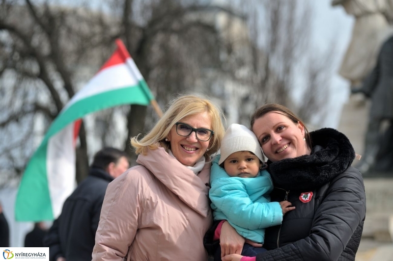 Ünnepi megemlékezés Nyíregyházán - fotó Szarka Lajos