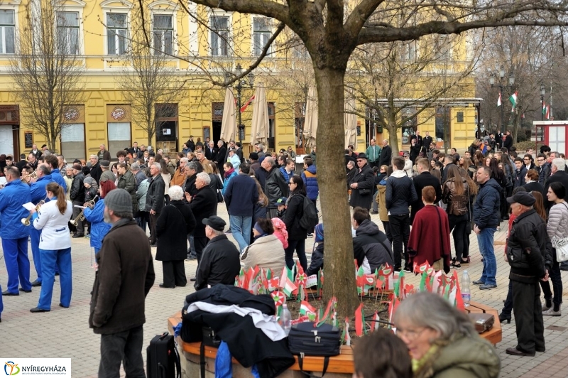 Ünnepi megemlékezés Nyíregyházán - fotó Szarka Lajos