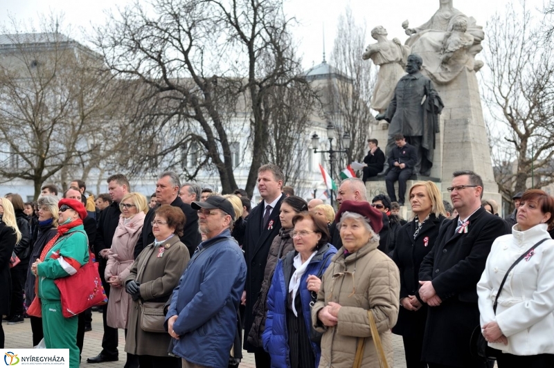 Ünnepi megemlékezés Nyíregyházán - fotó Szarka Lajos