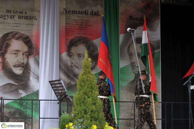 Ünnepi megemlékezés Nyíregyházán - fotó Szarka Lajos