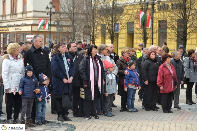 Ünnepi megemlékezés Nyíregyházán - fotó Szarka Lajos