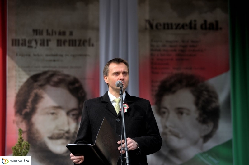 Ünnepi megemlékezés Nyíregyházán - fotó Szarka Lajos
