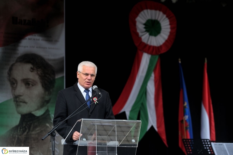 Ünnepi megemlékezés Nyíregyházán - fotó Szarka Lajos