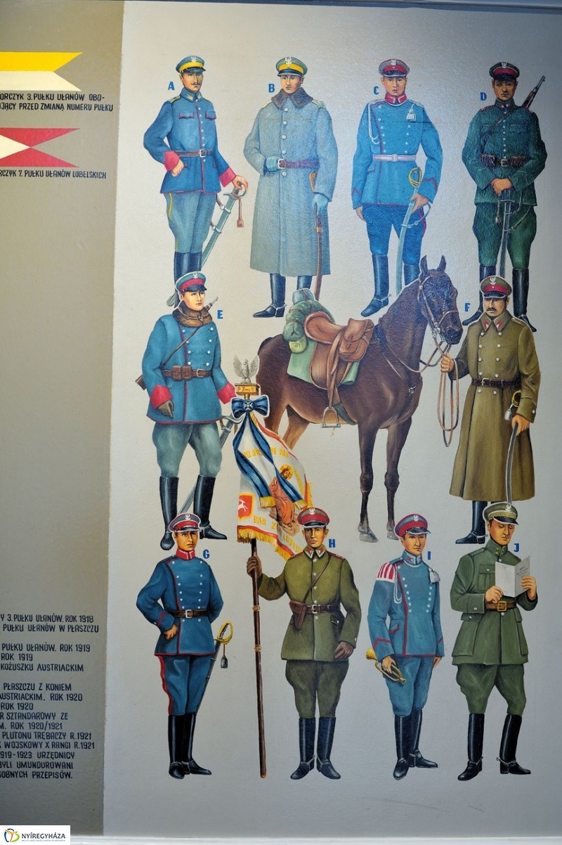 Lengyel ulánusok Nyíregyházán - fotó Szarka Lajos