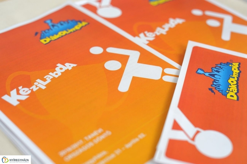 Diákolimpia kézilabda sajtótájékoztató - fotó Szarka Lajos