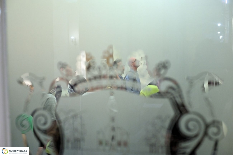 Holland diákok a Városházán - fotó Szarka Lajos