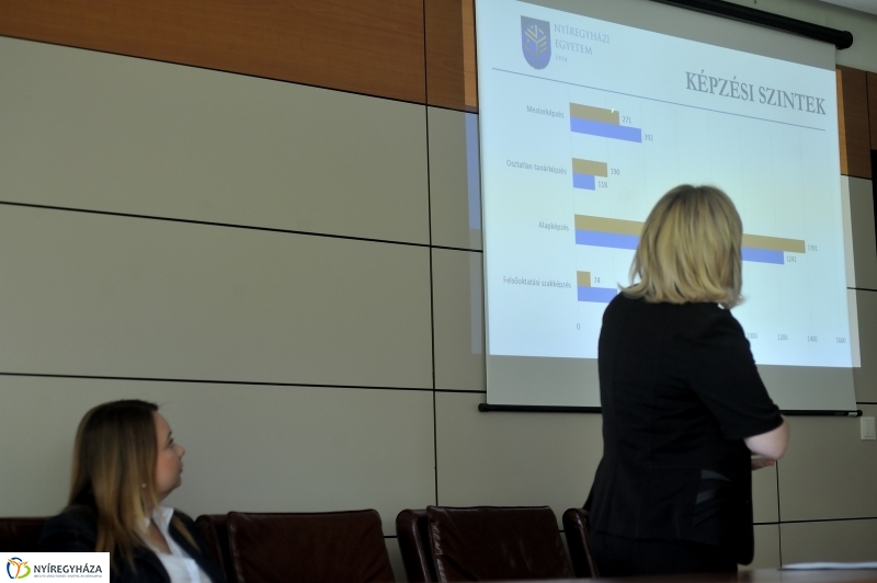 Felvételi adatok az egyetemen - fotó Szarka Lajos