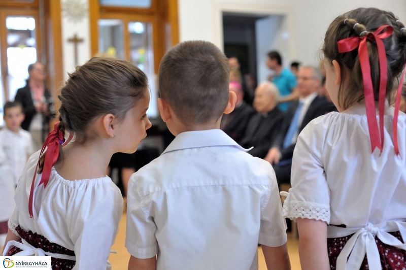 Katolikus óvoda alapkő letétele -fotó Szarka Lajos