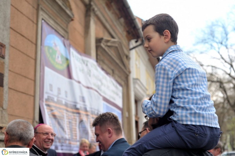 Katolikus óvoda alapkő letétele -fotó Szarka Lajos