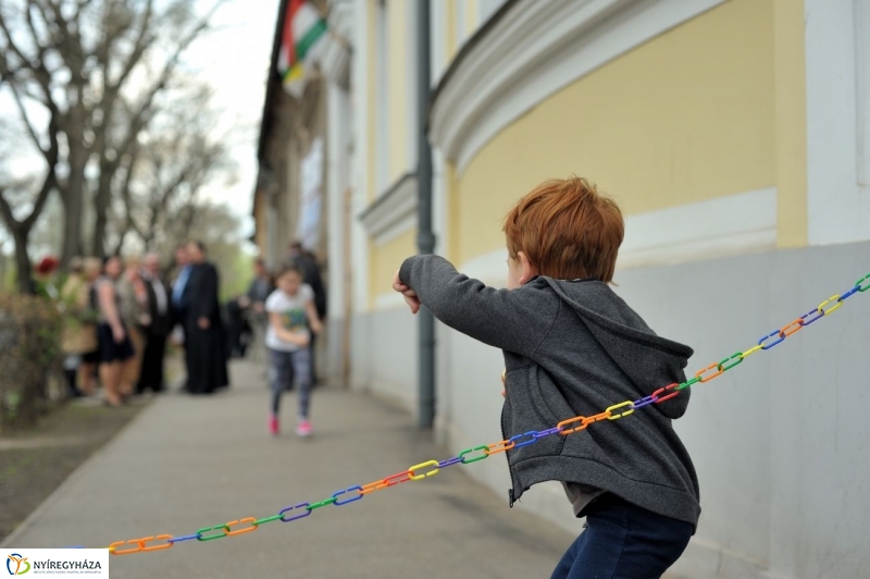 Katolikus óvoda alapkő letétele -fotó Szarka Lajos