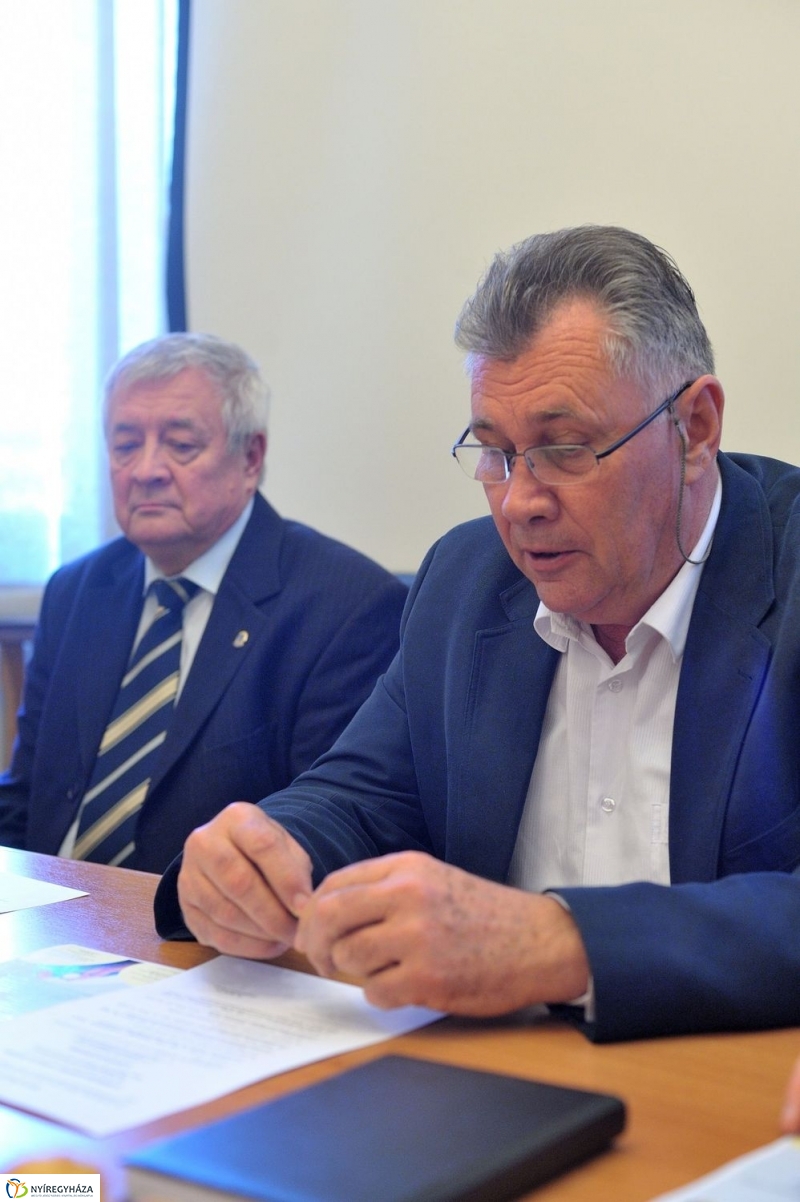 Lions sajtótájékoztató a kórházban - fotó Szarka Lajos