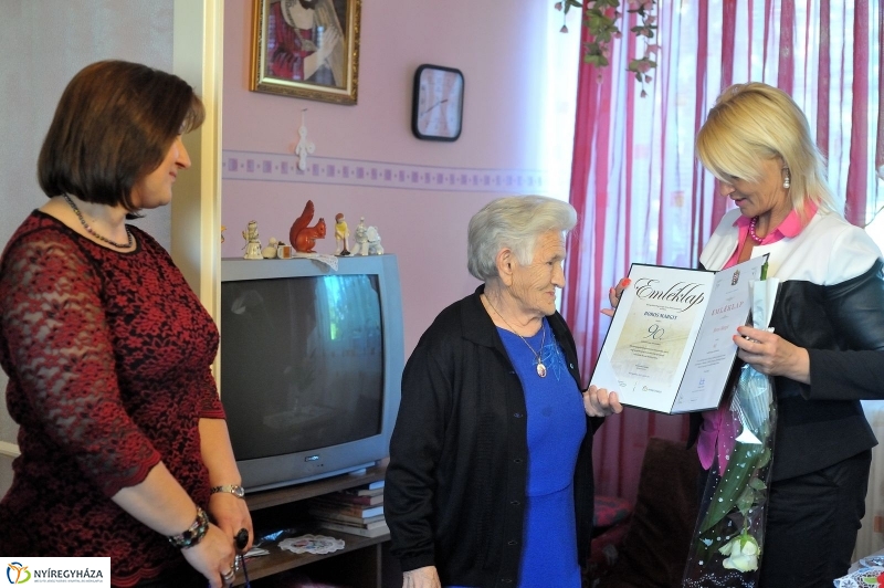 Szépkorú köszöntése - Botos Margit - fotó Szarka Lajos