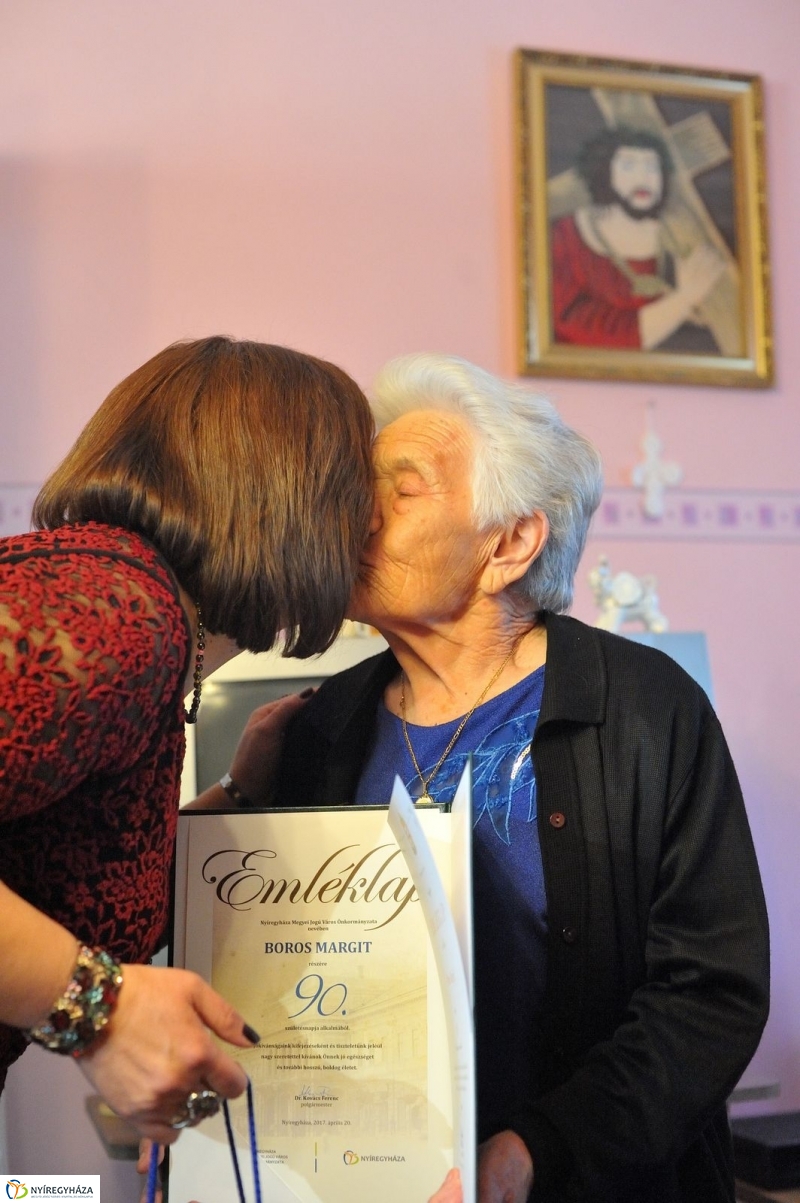 Szépkorú köszöntése - Botos Margit - fotó Szarka Lajos