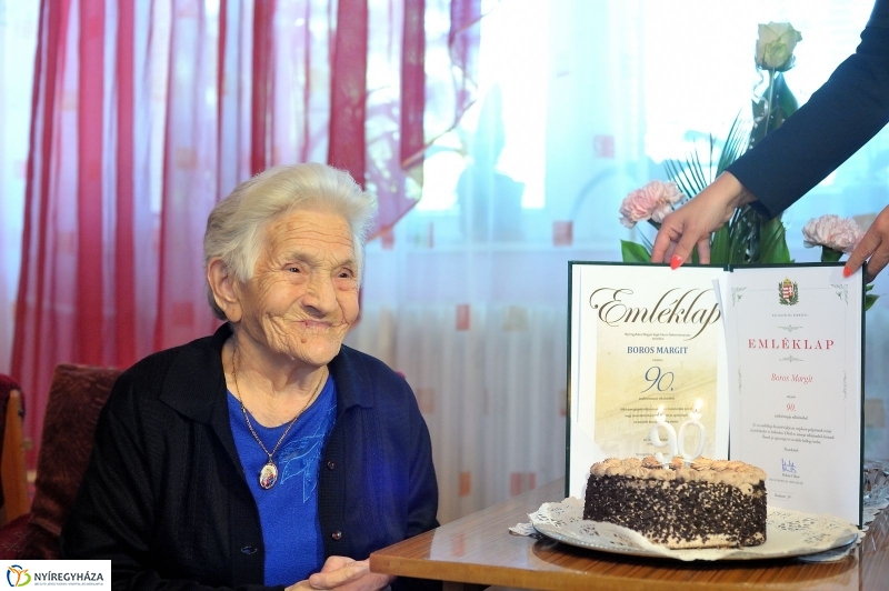 Szépkorú köszöntése - Botos Margit - fotó Szarka Lajos