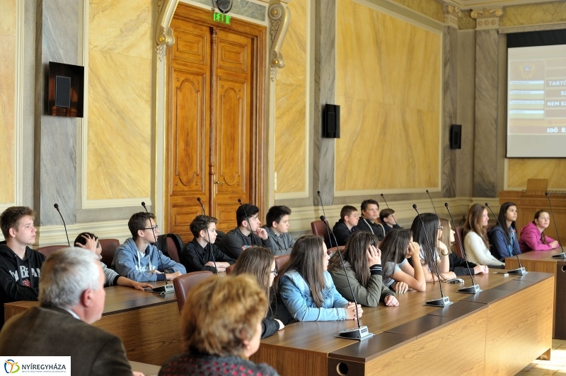 Történelem óra a Városházán - fotó Szarka Lajos