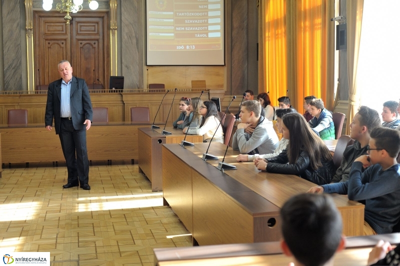 Történelem óra a Városházán - fotó Szarka Lajos