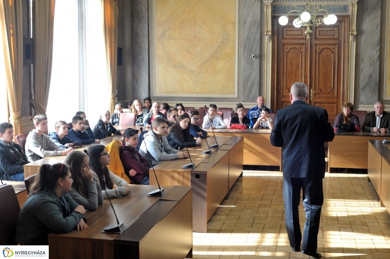 Történelem óra a Városházán - fotó Szarka Lajos