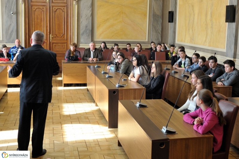 Történelem óra a Városházán - fotó Szarka Lajos