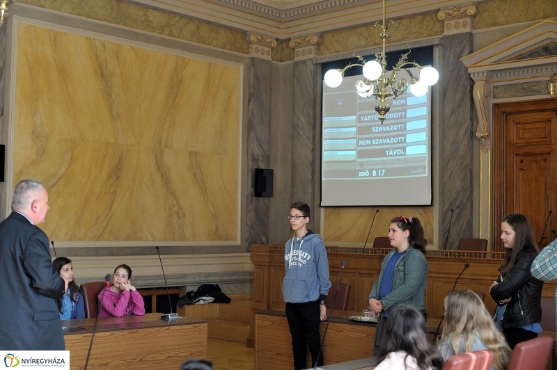 Történelem óra a Városházán - fotó Szarka Lajos