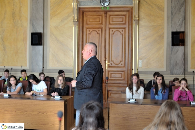 Történelem óra a Városházán - fotó Szarka Lajos