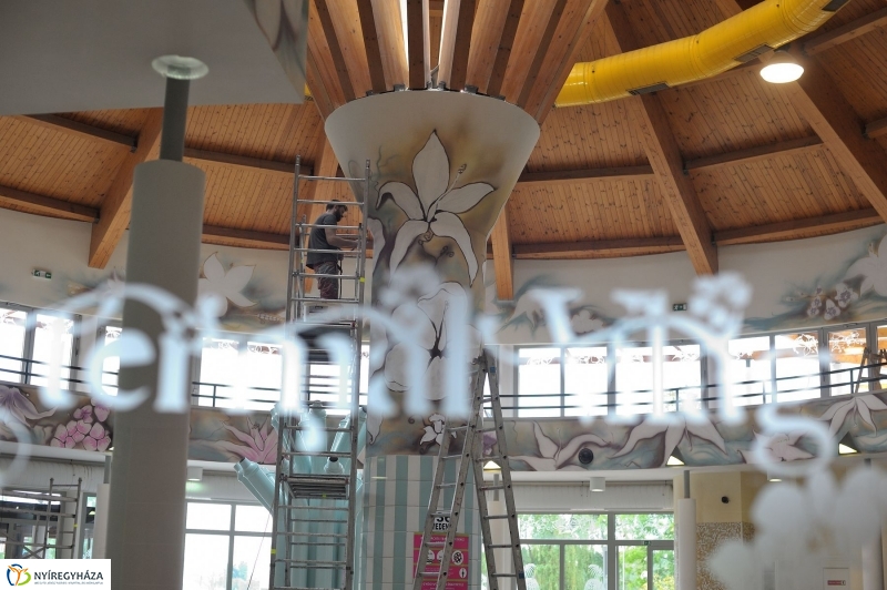 Fejlesztések az élményfürdőben - fotó Szarka Lajos