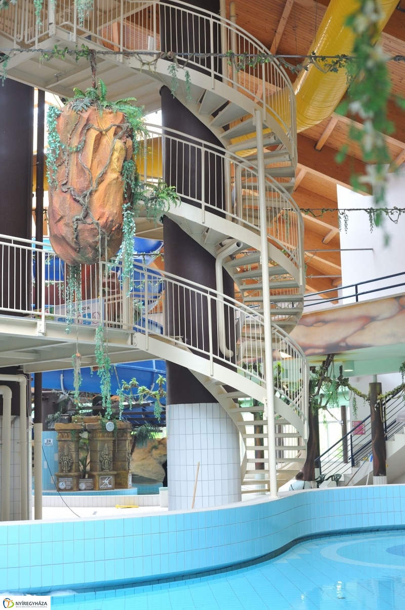 Fejlesztések az élményfürdőben - fotó Szarka Lajos