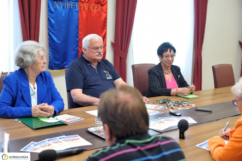 Szépkorúak sporttalálkozója sajtótájékoztató - fotó Szarka Lajos